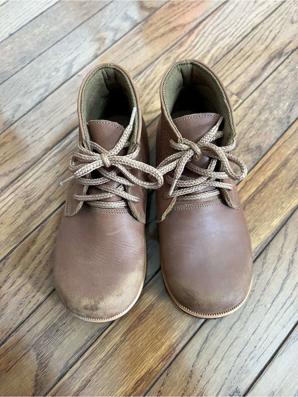Adelisa & Co. Paseo Children’s Leather Boots Tan Size 29 (11.5)